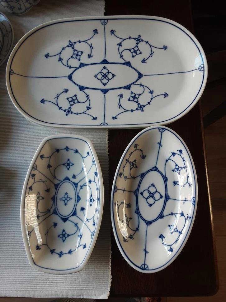 Dev Jager Saks blau  serveerschalen. Vanaf, Antiek en Kunst, Antiek | Porselein, Ophalen of Verzenden