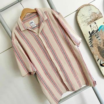 blouse ZARA MAN retro vintage look skater maat M overhemd beschikbaar voor biedingen