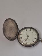 Antiek zilveren zakhorloge in een huntercase, Ophalen of Verzenden