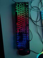 RGB Gaming Toetsenbord + Muis - Complete Set, Ophalen, Gebruikt, Gaming toetsenbord, Qwerty