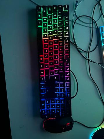 RGB Gaming Toetsenbord + Muis - Complete Set beschikbaar voor biedingen