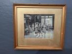 2 stuks A. Perez schilderij incl passepartouts, Ophalen of Verzenden