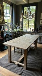 Landelijke boeren eettafel, Zo goed als nieuw, Vijf personen of meer, 150 tot 200 cm, Rechthoekig