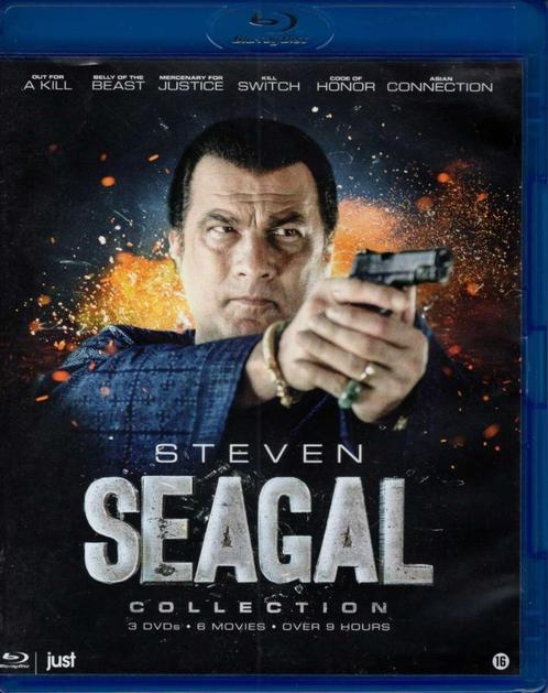 Steven Seagal Collection - 3 dvds - 6 films - NL uitgave, Cd's en Dvd's, Blu-ray, Zo goed als nieuw, Actie, Verzenden