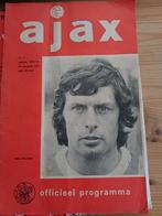 Ajax programmaboekje 1972-73 Wim Suurbier, Ophalen of Verzenden, Gelezen, Sport en Vrije tijd