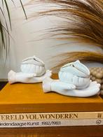 Mooie vintage handen porselein schaaltjes portomonnee bakje, Ophalen of Verzenden