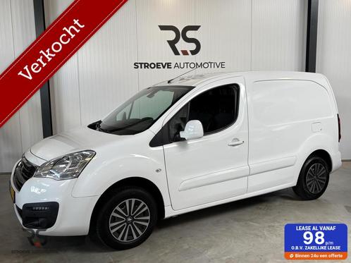 Peugeot Partner 120 1.6 BlueHDi 100 L1 Premium Pack | Cruise, Auto's, Bestelauto's, Bedrijf, Te koop, ABS, Airconditioning, Alarm