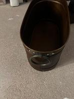 Ovale Bloemenbak / Plantenbak, Gebruikt, Ophalen of Verzenden, Minder dan 10 liter, Metaal