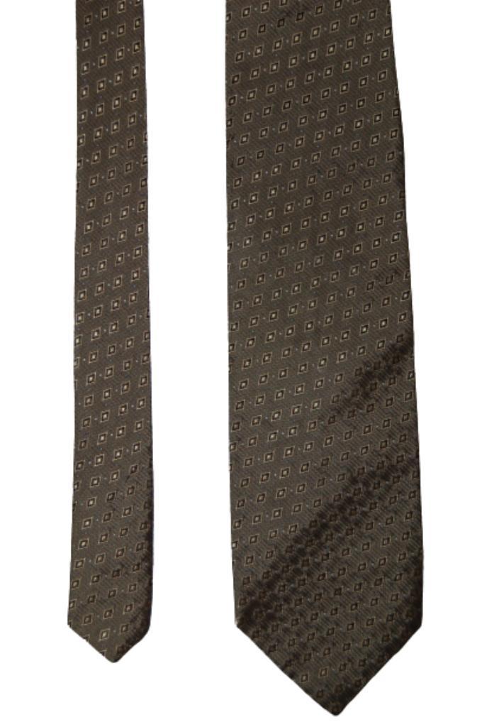 Hugo Boss 100% zijden stropdas, das, Kleding | Heren, Stropdassen, Zo goed als nieuw, Met patroon, Groen, Verzenden