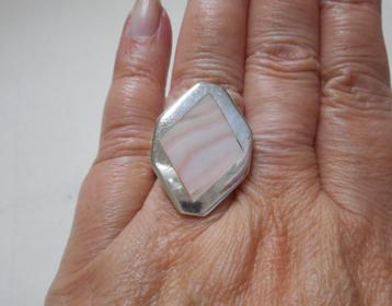 Zilveren royale vintage ring maat 17.25 nr.1852 beschikbaar voor biedingen