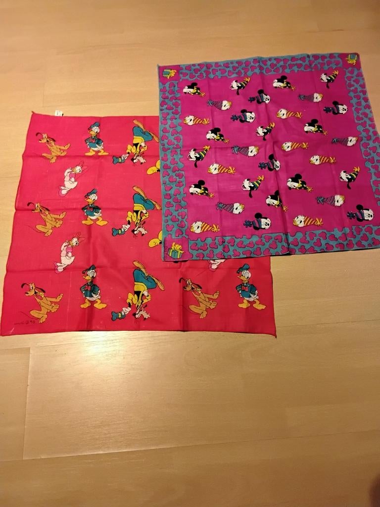 2 sjaaltjes Disney, zie foto's, Ophalen of Verzenden, Zo goed als nieuw, Sjaal