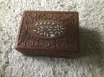 Houten Sieradendoosje met Inlegwerk opbrengst giro 555, Antiek en Kunst, Ophalen of Verzenden