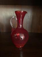 Antieke rood glazen karaf, Antiek en Kunst, Ophalen of Verzenden