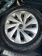 4 x 15 inch velgen + Continental banden 185/65/R15 H  zgan, Auto diversen, Wieldoppen, Ophalen, Zo goed als nieuw