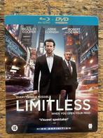 LIMITLESS BLU RAY + DVD STEEL CASE., Cd's en Dvd's, Ophalen, Zo goed als nieuw, Actie