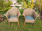 Rieten stoelen, Huis en Inrichting, Stoelen, Ophalen, Gebruikt, Overige kleuren, Twee