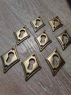 Diverse antieke koperen sleutelgat ornamenten vanaf €4 p/st, Ophalen of Verzenden