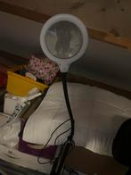 Loep lamp voor schoonheidsspecialiste/wimper stylist, Ophalen, Gebruikt, Kunststof, 100 tot 150 cm
