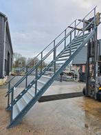 Stalen trap antraciet hoog 3,7mtr. Nor249, Ophalen, Zo goed als nieuw, 2 tot 4 meter