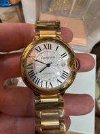 Cartier Ballon Bleu Automaat - Gouden Polshorloge, Ophalen of Verzenden, Zo goed als nieuw, Goud, Polshorloge