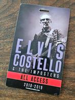 Officiele backstage pas Elvis Costello & The Imposters, Ophalen of Verzenden, Zo goed als nieuw