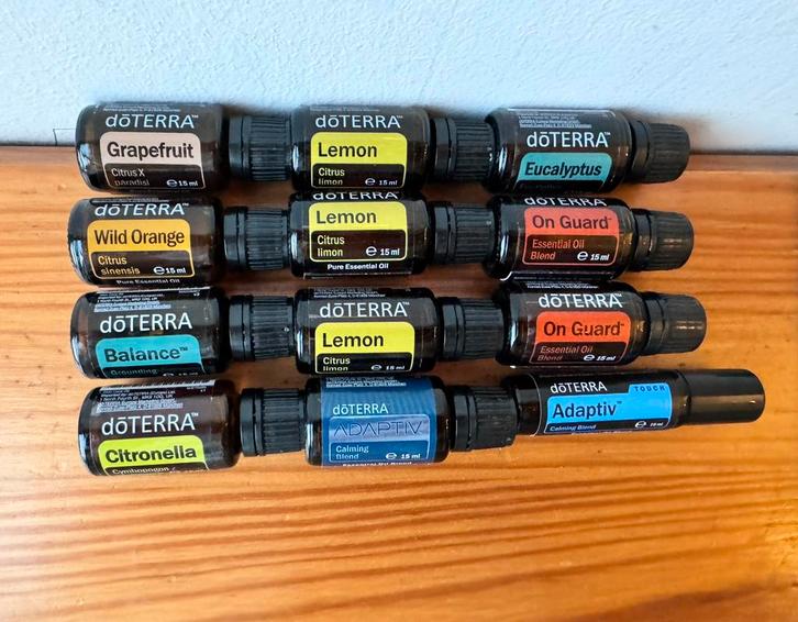 doTERRA etherische oliën – origineel – nieuw & ongeopend, Sport en Fitness, Gezondheidsproducten en Wellness, Nieuw, Aroma, Ophalen of Verzenden