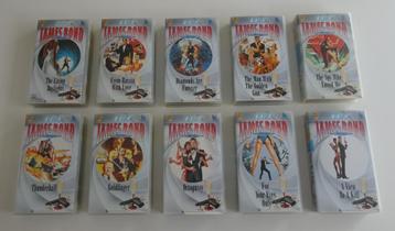 10 VHS Films uit de James Bond Collection beschikbaar voor biedingen