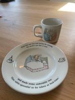 Peter Rabbit Servies Wedgwood - Bordje en Beker ZGAN, Antiek en Kunst, Ophalen of Verzenden