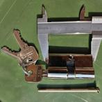 Locinox VSZ Cilinderslot 5,4 cm met 3 sleutels, Ophalen of Verzenden, Zo goed als nieuw, Rvs, Slot