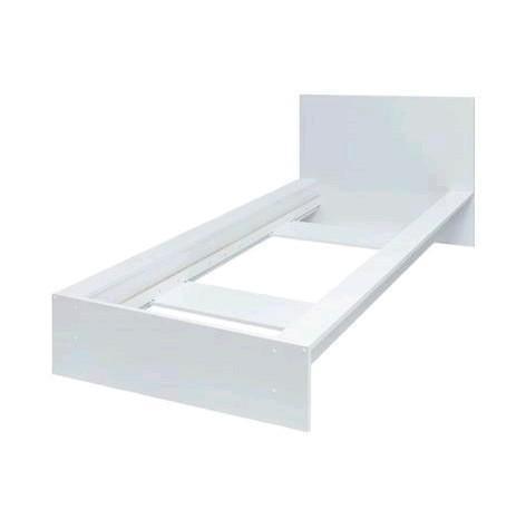 Livarno Bedframe 90x200 - Lidl, Huis en Inrichting, Slaapkamer | Bedden, Zo goed als nieuw, Eenpersoons, 90 cm, 200 cm, Hout, Wit