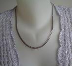 zilveren gourmet schakel ketting [1004], Sieraden, Tassen en Uiterlijk, Kettingen, Verzenden, Zo goed als nieuw, Zilver, Zilver