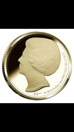 Gouden Penning Prinses Beatrix 80 jaar - EUR 350,-, Postzegels en Munten, Penningen en Medailles, Ophalen, Goud, Nederland