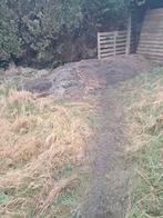 Zwart en geel zand voor tuin en zandbak, Ophalen, Gebruikt, Straatzand