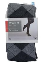 Te koop grijs diamantpatroon winter panty., Maat 40/42 (M), Ophalen of Verzenden, Zo goed als nieuw, Grijs