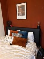 IKEA Brimnes Bed Hoofdeinde/Bedeinde, Huis en Inrichting, Slaapkamer | Bedden, Ophalen, Gebruikt, Zwart, Tweepersoons