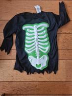 Stoer shirt met groen skelet 5-7 Jr mt 110-122 Halloween, Ophalen of Verzenden, Zo goed als nieuw, 110 t/m 116, Jongen of Meisje