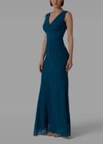 Elegante blauwe galajurk/feestjurk, Maat 38/40 (M), Blauw, Ophalen of Verzenden, Zo goed als nieuw