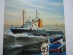 sticker oud Van Nelle shag sigaret schip strip noordzee  ret, Verzenden, Zo goed als nieuw, Bedrijf of Vereniging