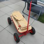 Houten Bolderkar - Handig voor vervoer!, Caravans en Kamperen, Bolderkarren, Ophalen, Opvouwbaar, Gebruikt