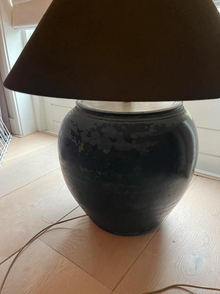 Stoere Tafellamp van Wonen, 75cm, Antiek en Kunst, Antiek | Lampen, Ophalen of Verzenden
