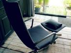 Relaxstoel - Fauteuil - TV-stoel + hocker - design KOOPJE !!, Ophalen, Zo goed als nieuw, Metaal, Design