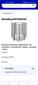 Veiligheidsnet trampoline 1, 82m, Zo goed als nieuw, Ophalen