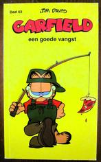 Garfield kleuren pocket nr. 63: Garfield een goede vangst, Eén stripboek, Jim Davis, Ophalen of Verzenden, Zo goed als nieuw