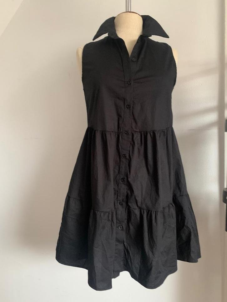 Susy Mix jurk mouwloos zwart S/36, Kleding | Dames, Jurken, Nieuw, Maat 36 (S), Zwart, Knielengte, Verzenden