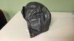 Vintage Leren Pilotenmuts, Ophalen of Verzenden, Gedragen, One size fits all, Pet