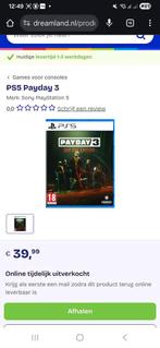 Payday 3 ps5 nieuw alleen open gemaakt, Ophalen of Verzenden, Nieuw