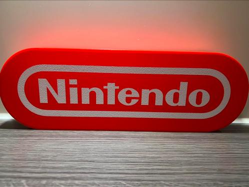 Ledbak / lightbox Nintendo 3D geprint, Verzamelen, Merken en Reclamevoorwerpen, Nieuw, Lichtbak of (neon) lamp, Ophalen of Verzenden