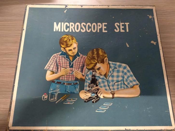 microscoop met verlichting en toebehoren, Kinderen en Baby's, Speelgoed | Educatief en Creatief, Gebruikt, Ophalen of Verzenden