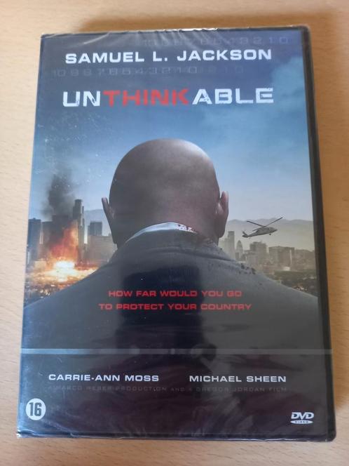 Unthinkable. O.a Samual L. Jackson. Nieuw in seal. (4=3), Cd's en Dvd's, Dvd's | Actie, Nieuw in verpakking, Actiethriller, Vanaf 16 jaar