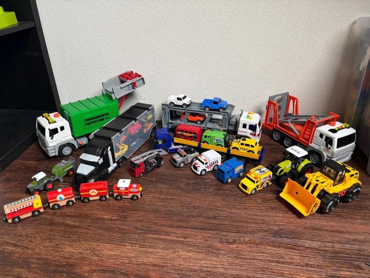 Speel pakket voertuigen, Kinderen en Baby's, Speelgoed | Speelgoedvoertuigen, Zo goed als nieuw, Ophalen